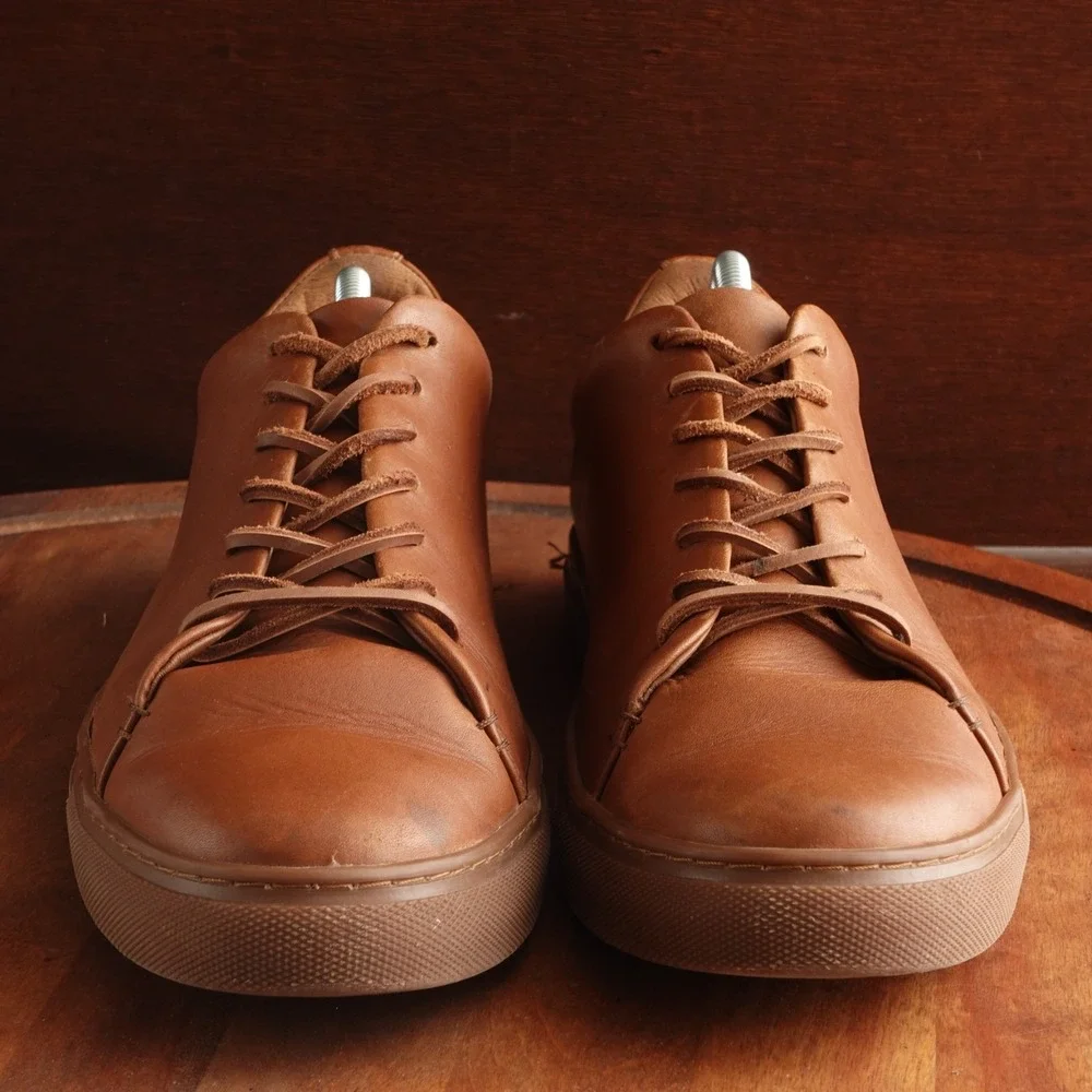 Thursday Boot Co Sneakers Mens SZ 11.5 Brown Everyday Leather Casual Modern Shoe